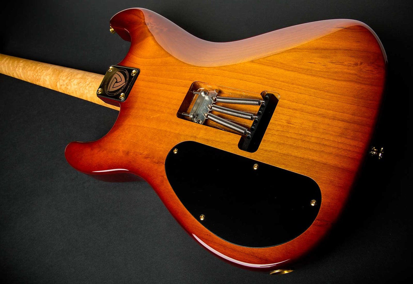 Chris Campbell Guitars Custom Shop Modern Caldera Burst Presentation Quilt
